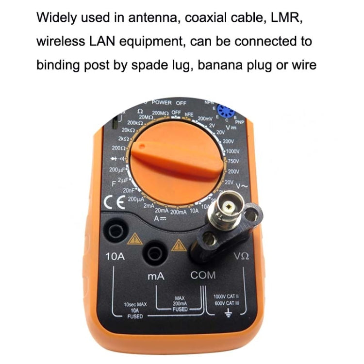 5pcs BNC Female To Dual Banana Plug Adapter Binding Male Connector, BNC Female To Dual Banana Male 5pcs BNC Female To Dual Banana Plug Adapter Binding Male Connector, BNC Female To Dual Banana Male